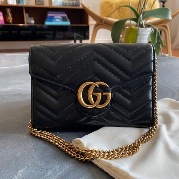 Gucci GG Marmont Black Mini - Picture 1 of 2
